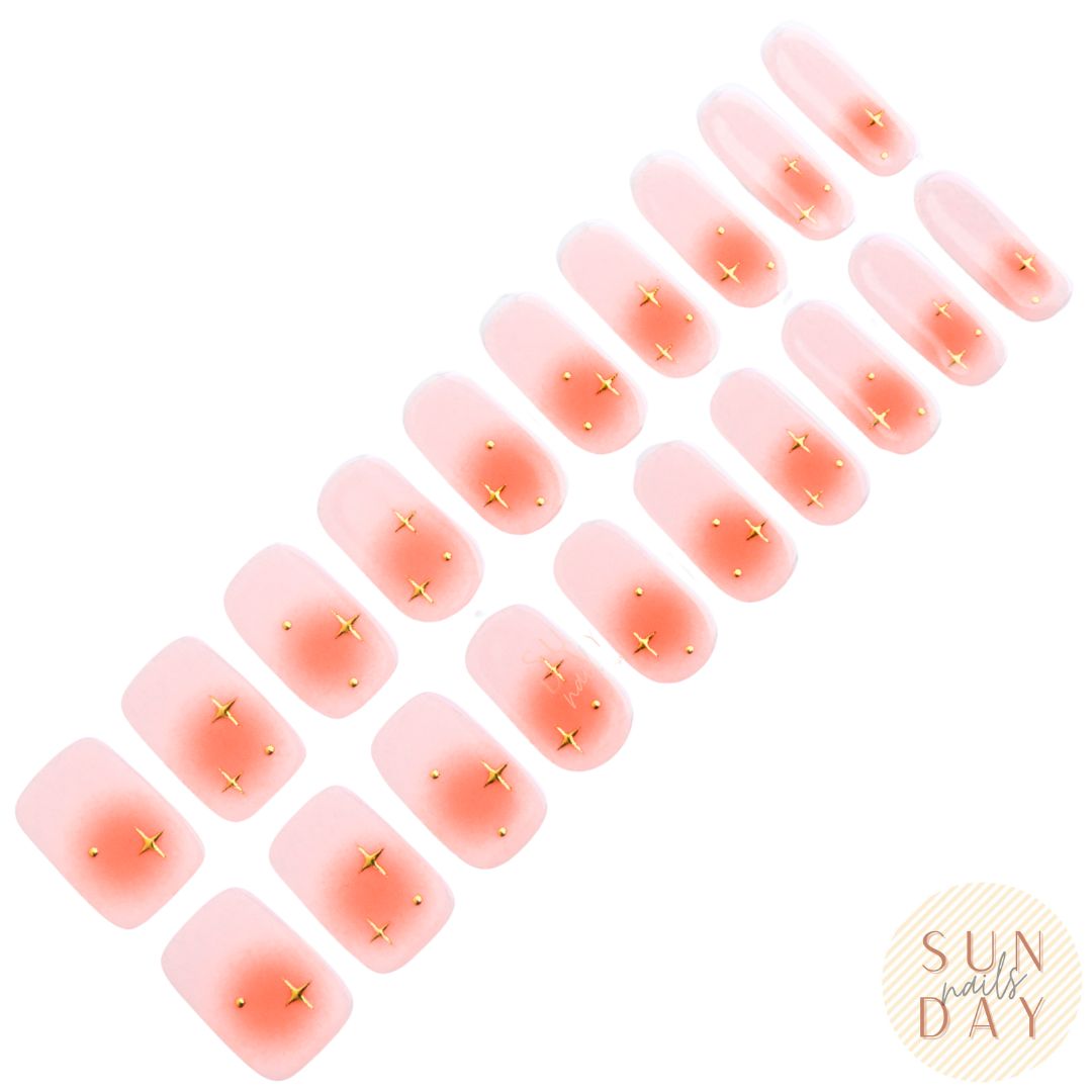 Starkissed Semi Cured Gel Nail Sticker Set (Celestial Collection) | Sunday Nails AU