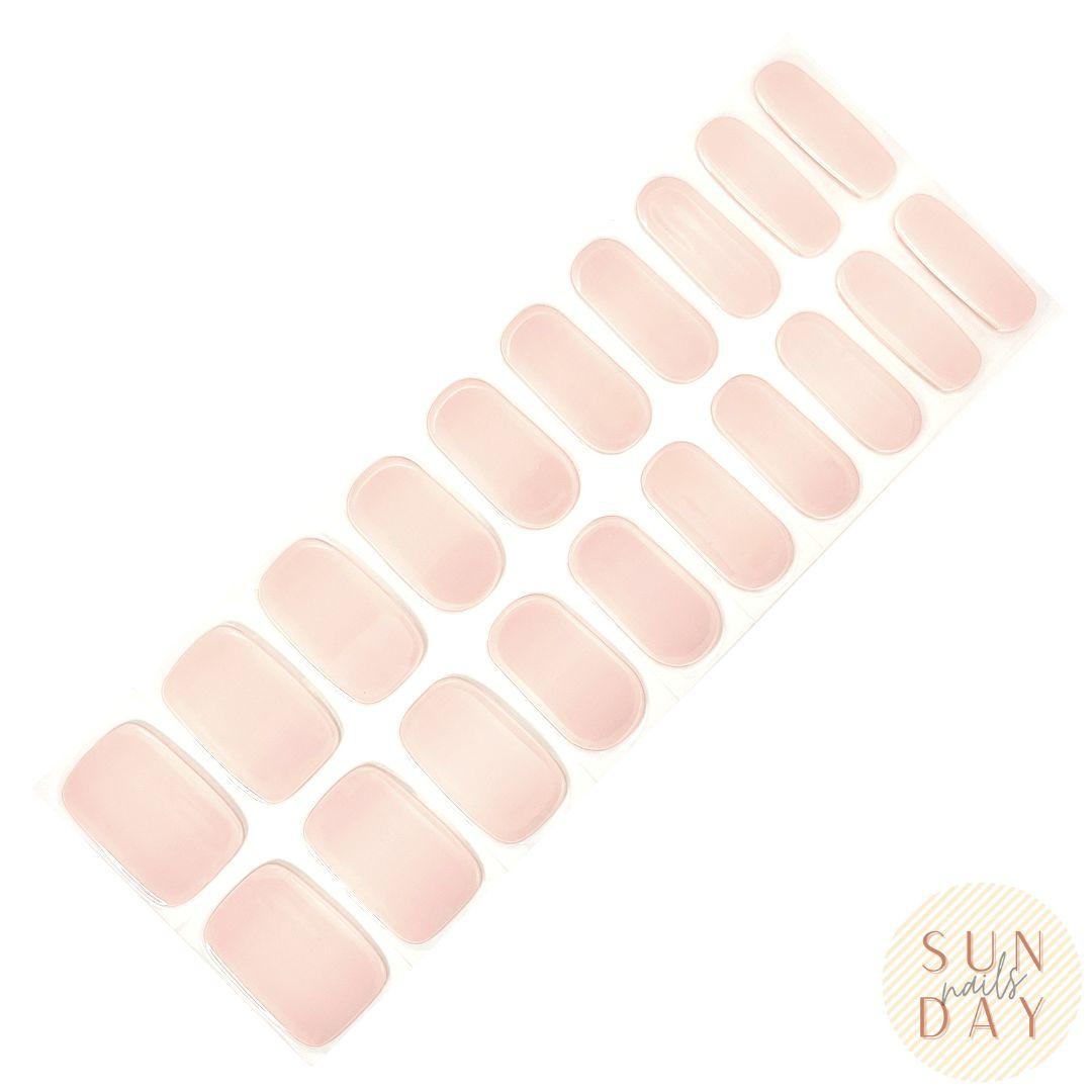 Rose Semi Cured Gel Nail Sticker Kit - Sunday Nails AU - Semi Cured Gel Nails