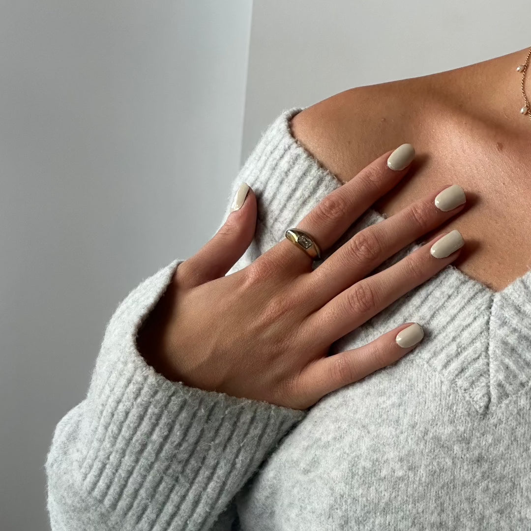 Milky Semi Cured Gel Nail Sticker Kit | Sunday Nails AU