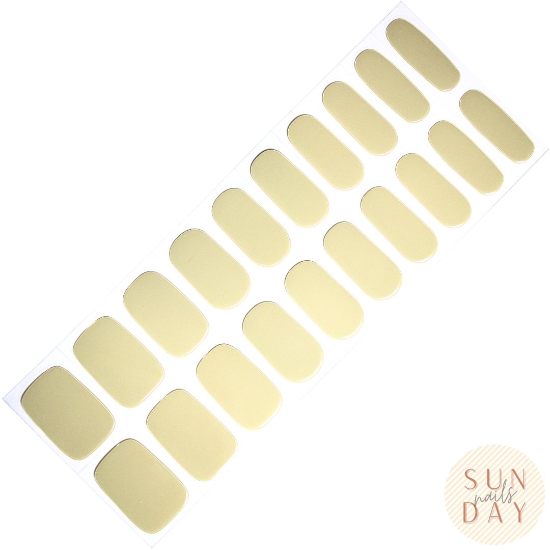 Butter Semi Cured Gel Nail Sticker Kit | Sunday Nails AU