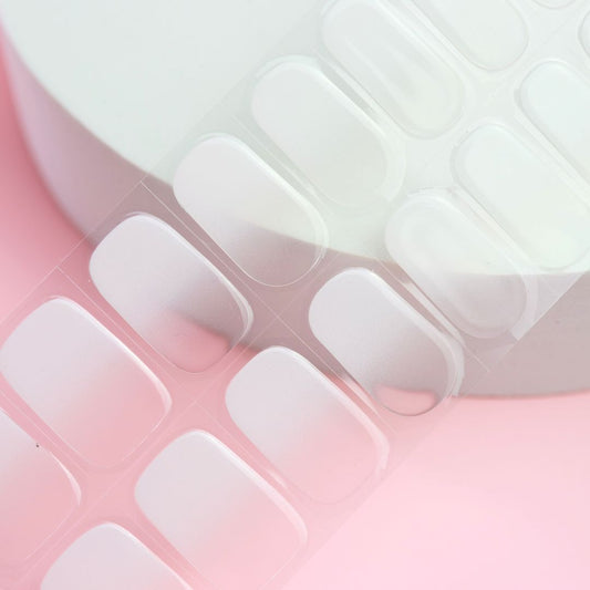 French Ombre Semi Cured Gel Nail Sticker Kit | Sunday Nails AU
