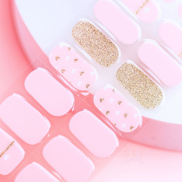 First Date Semi Cured Gel Nail Sticker Kit (Valentines) – Sunday Nails