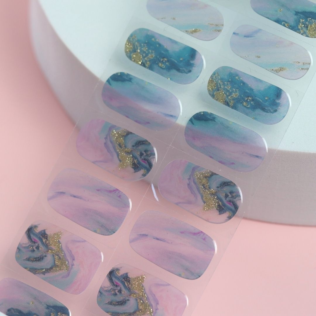 Cosmic Love Semi Cured Gel Nail Sticker Kit - Sunday Nails AU - Semi Cured Gel Nails
