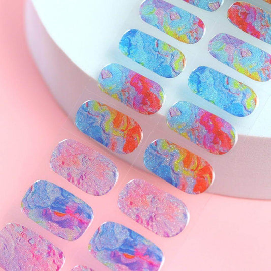 Abstract Beauty Semi Cured Gel Nail Sticker Kit - Sunday Nails AU - Semi Cured Gel Nails