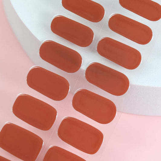 Wine Semi Cured Gel Nail Sticker Kit - Sunday Nails AU - Semi Cured Gel Nails