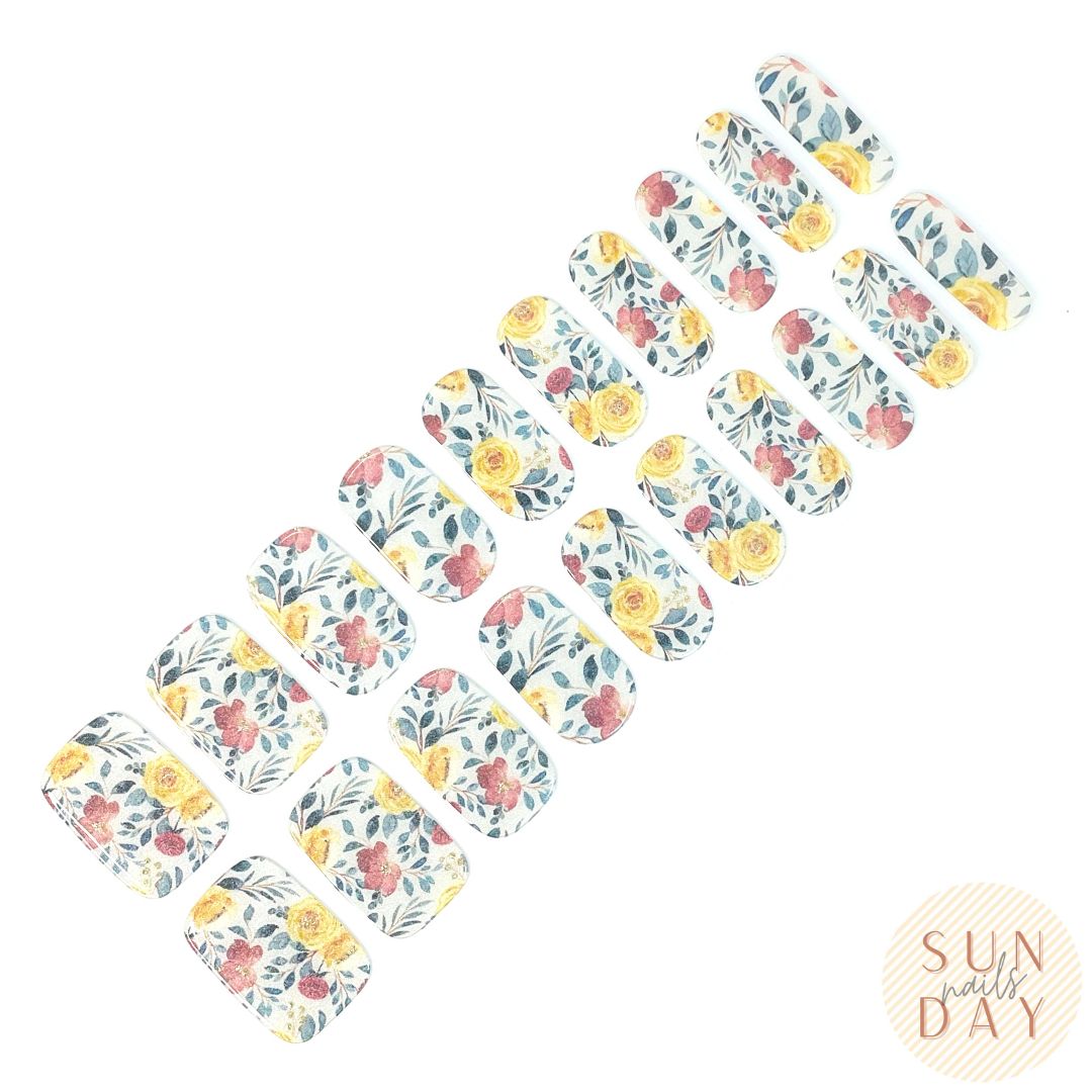 Spring Semi Cured Gel Nail Sticker Kit - Sunday Nails AU - Semi Cured Gel Nails