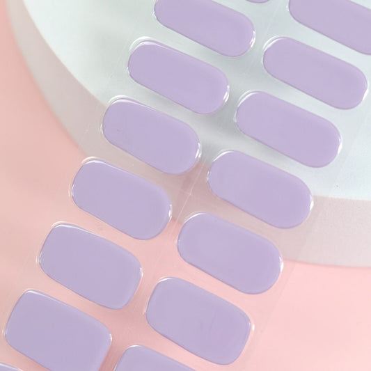 Lilac Semi Cured Gel Nail Sticker Kit - Sunday Nails AU - Semi Cured Gel Nails