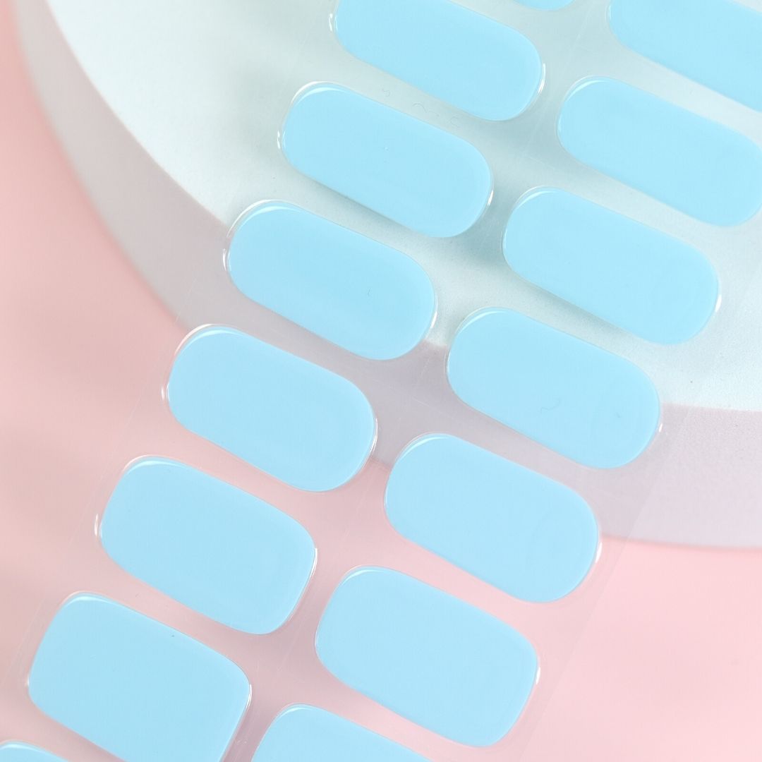 Sky Semi Cured Gel Nail Sticker Kit - Sunday Nails AU - Semi Cured Gel Nails