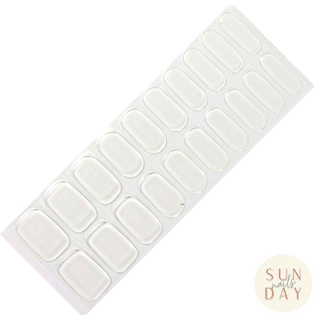 Clear Semi Cured Gel Nail Sticker Kit - Sunday Nails AU - Semi Cured Gel Nails