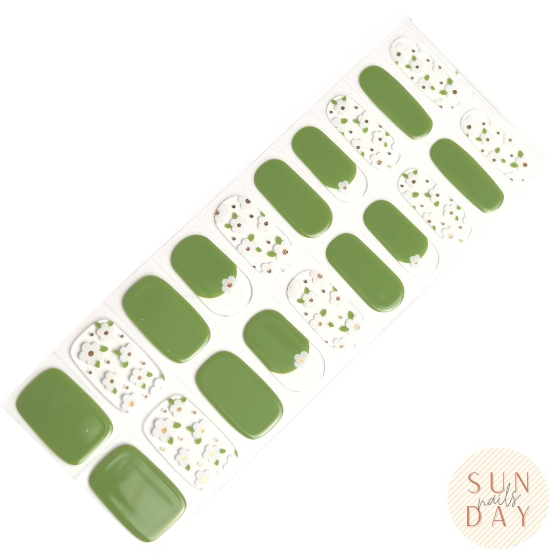 Secret Garden Semi Cured Gel Nail Sticker Kit - Sunday Nails AU - Semi Cured Gel Nails