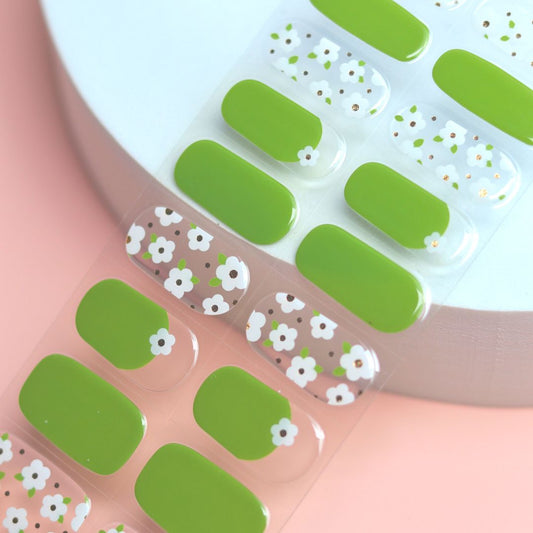 Secret Garden Semi Cured Gel Nail Sticker Kit - Sunday Nails AU - Semi Cured Gel Nails