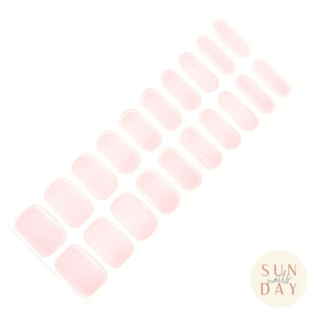 Jelly Nude Semi Cured Gel Nail StickerKit - Sunday Nails AU - Semi Cured Gel Nails