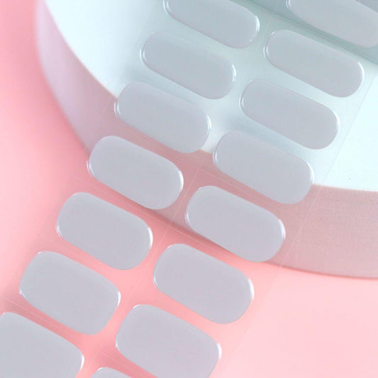 Icy Glazed Donut Semi Cured Gel Nail Sticker Kit - Sunday Nails AU - Semi Cured Gel Nails