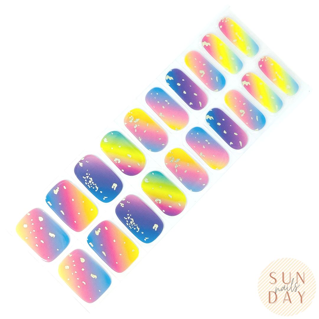 Unicorn Semi Cured Gel Nail Sticker Kit - Sunday Nails AU - Semi Cured Gel Nails