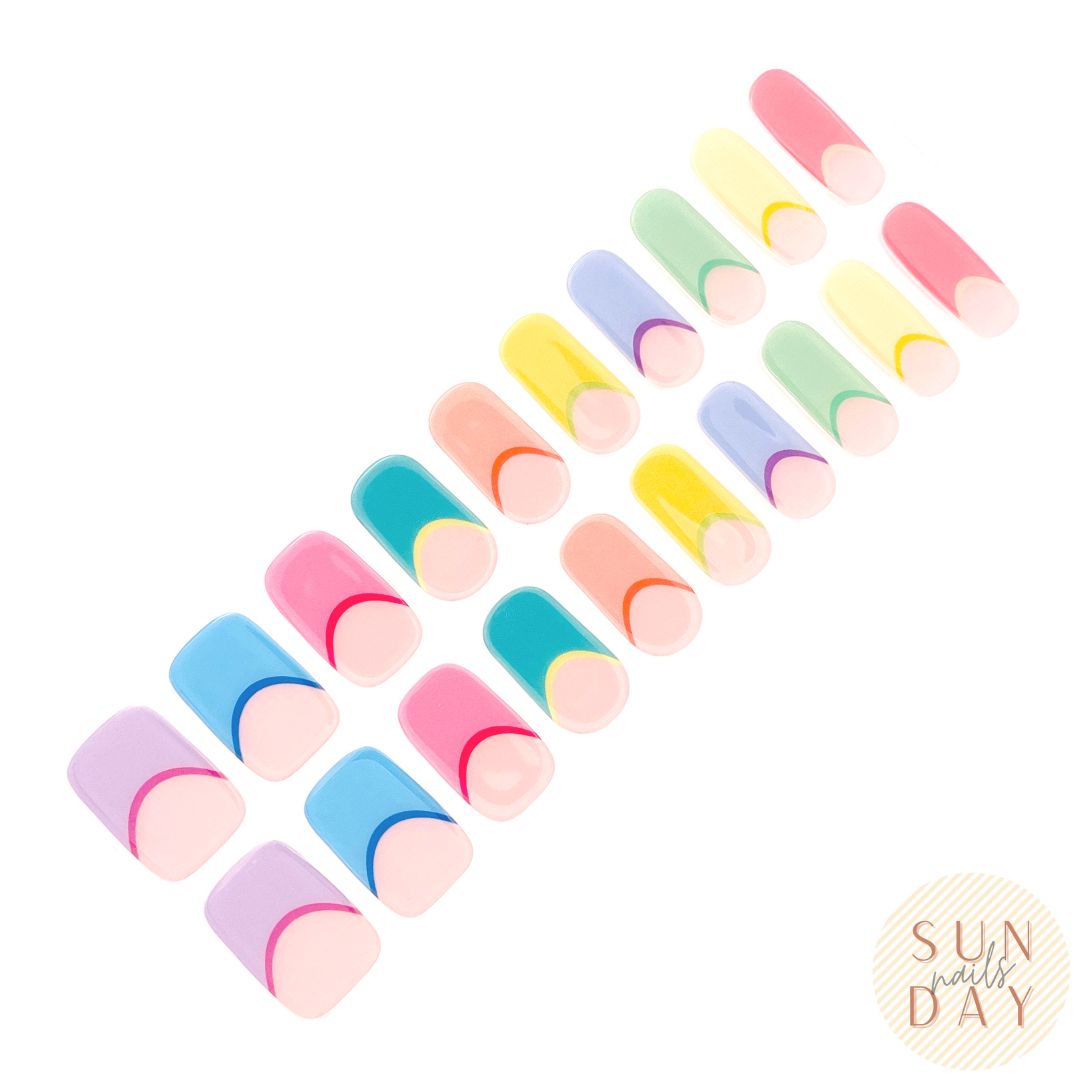 Crayola Semi Cured Gel Nail Sticker Kit - Sunday Nails AU - Semi Cured Gel Nails