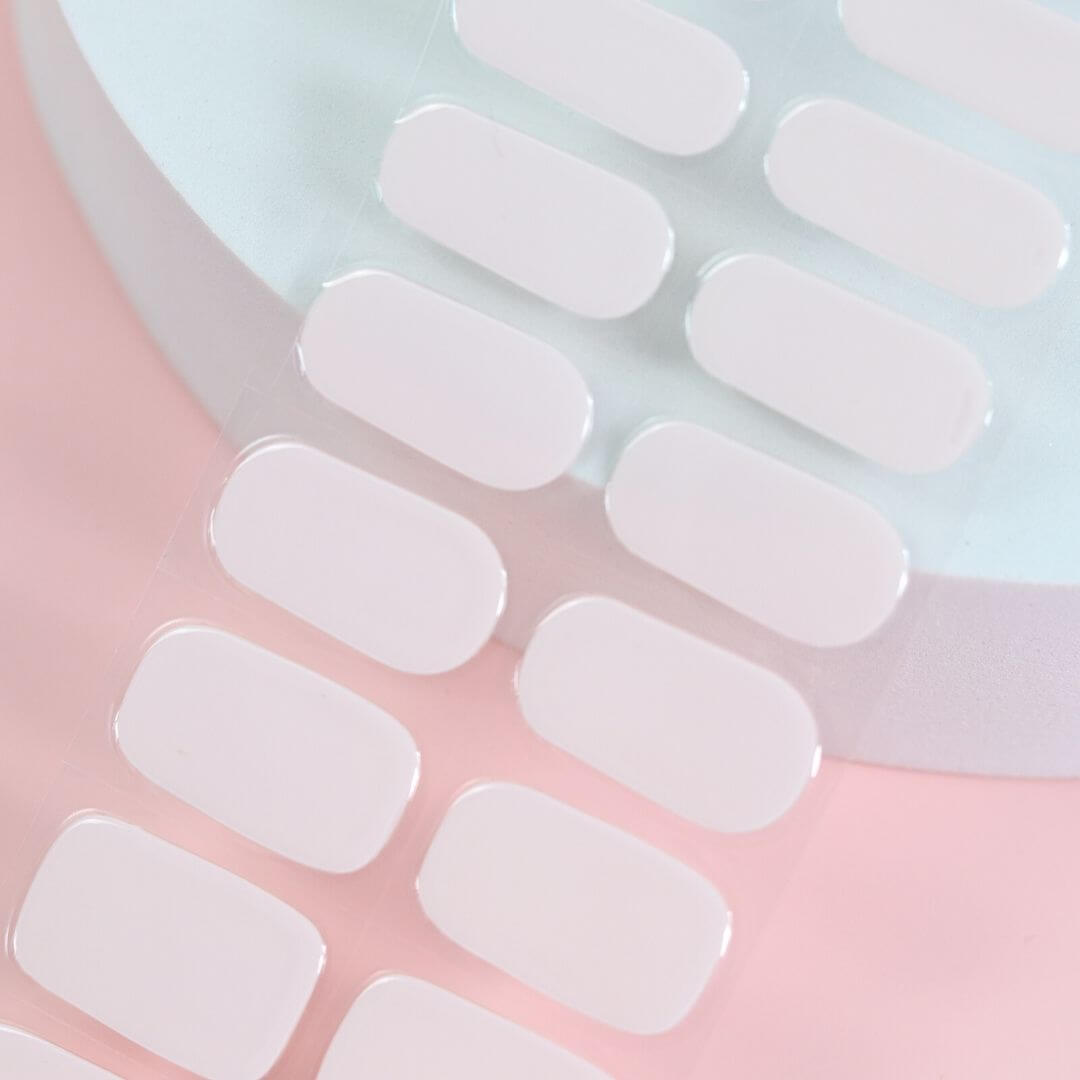 Blush Semi Cured Gel Nail Sticker Kit - Sunday Nails AU - Semi Cured Gel Nails