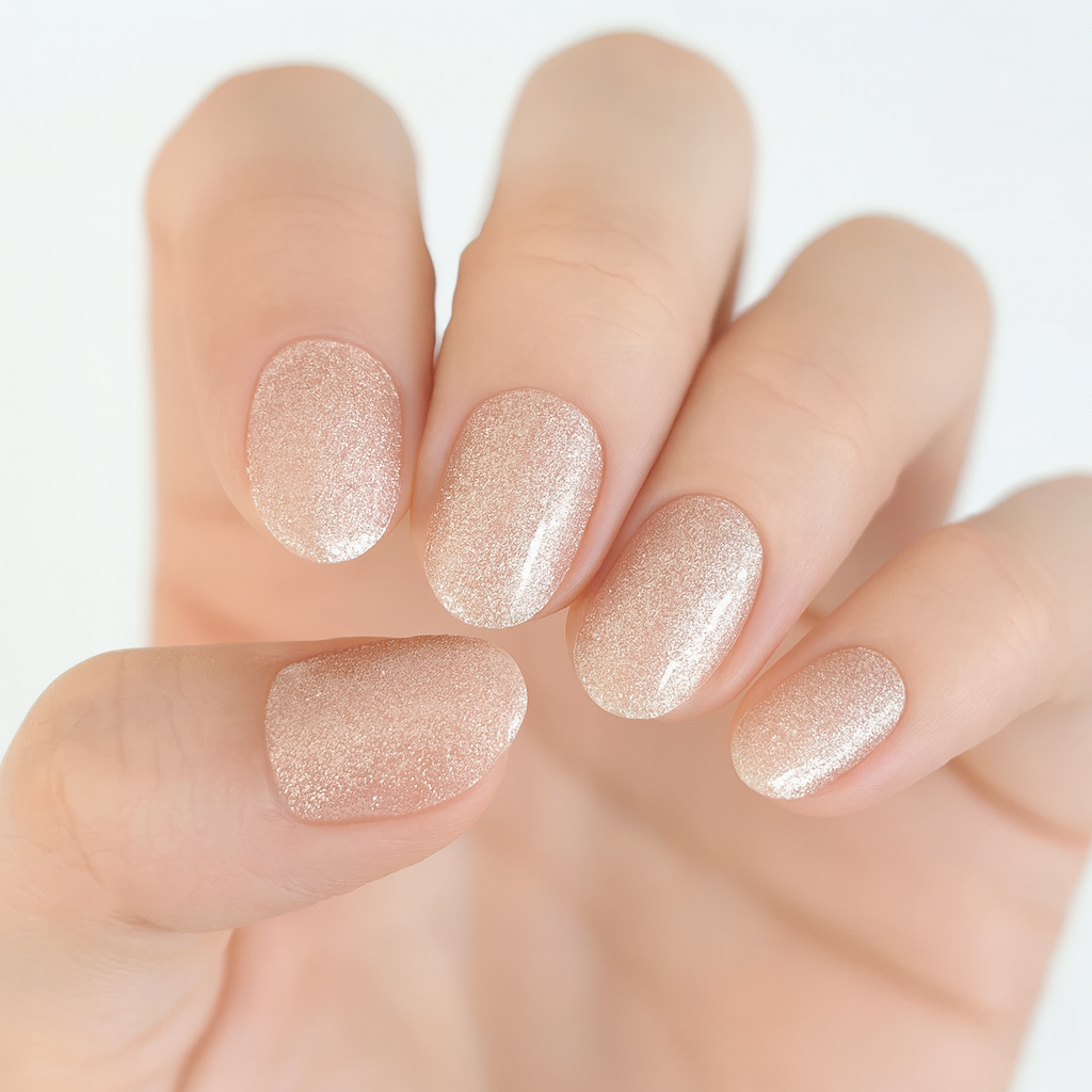 Champagne Semi Cured Gel Nail Sticker Kit | Sunday Nails AU