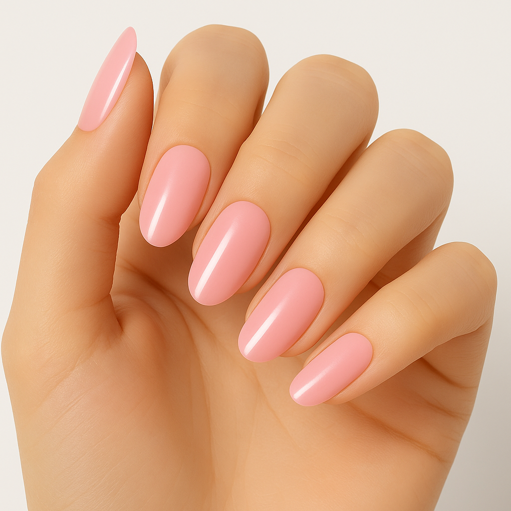 Pink Glazed Donut Semi Cured Gel Nail Sticker Kit - Sunday Nails AU - Semi Cured Gel Nails