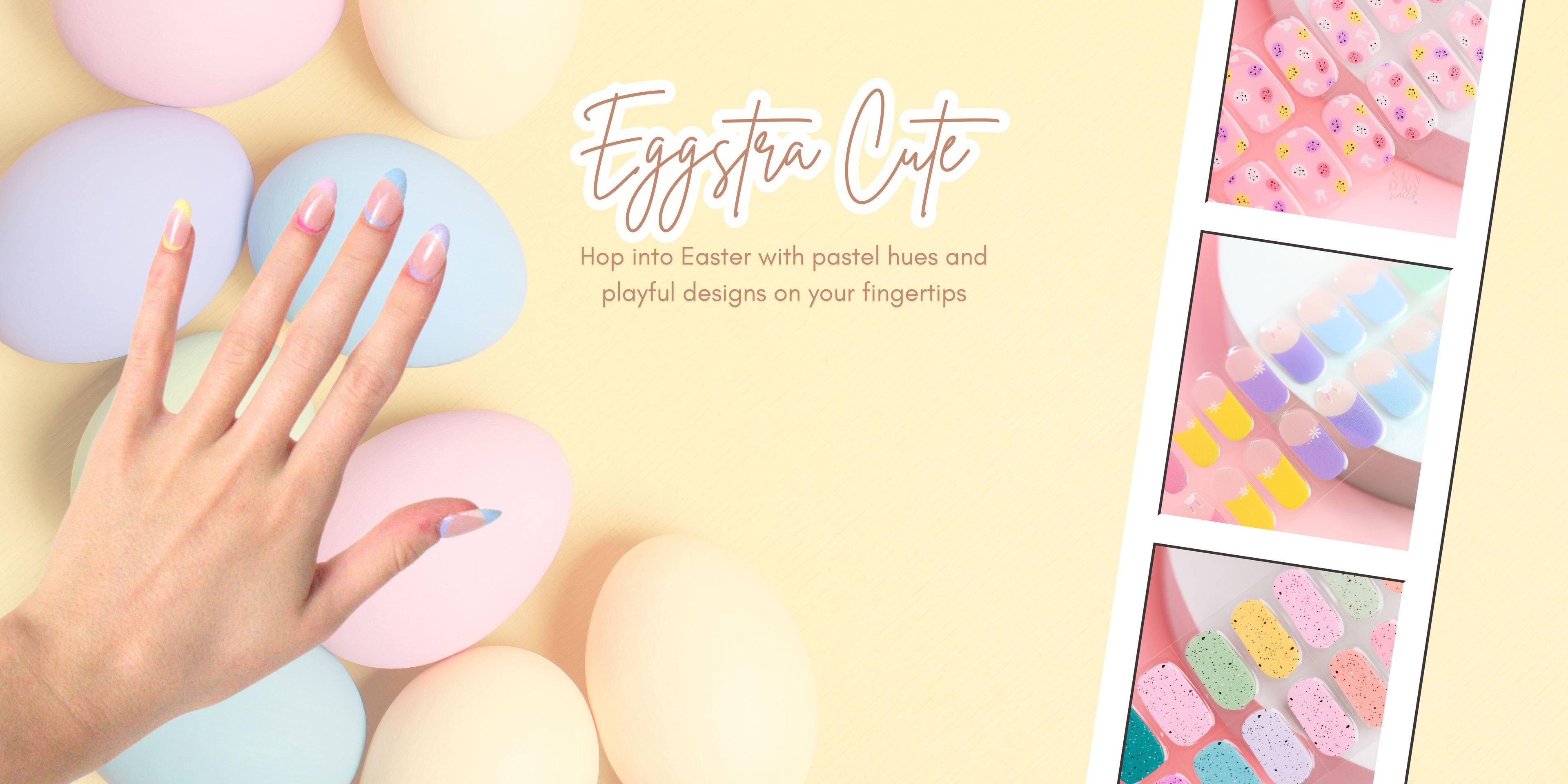Sunday Nails AU  Semi Cured Gel Nail Stickers | Nail Wraps Australia | UV Gel Nails