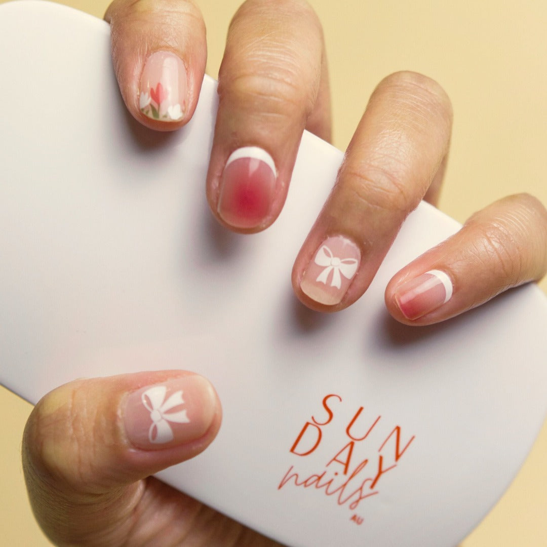 Tulip Semi Cured Gel Nail Sticker Kit | Sunday Nails AU