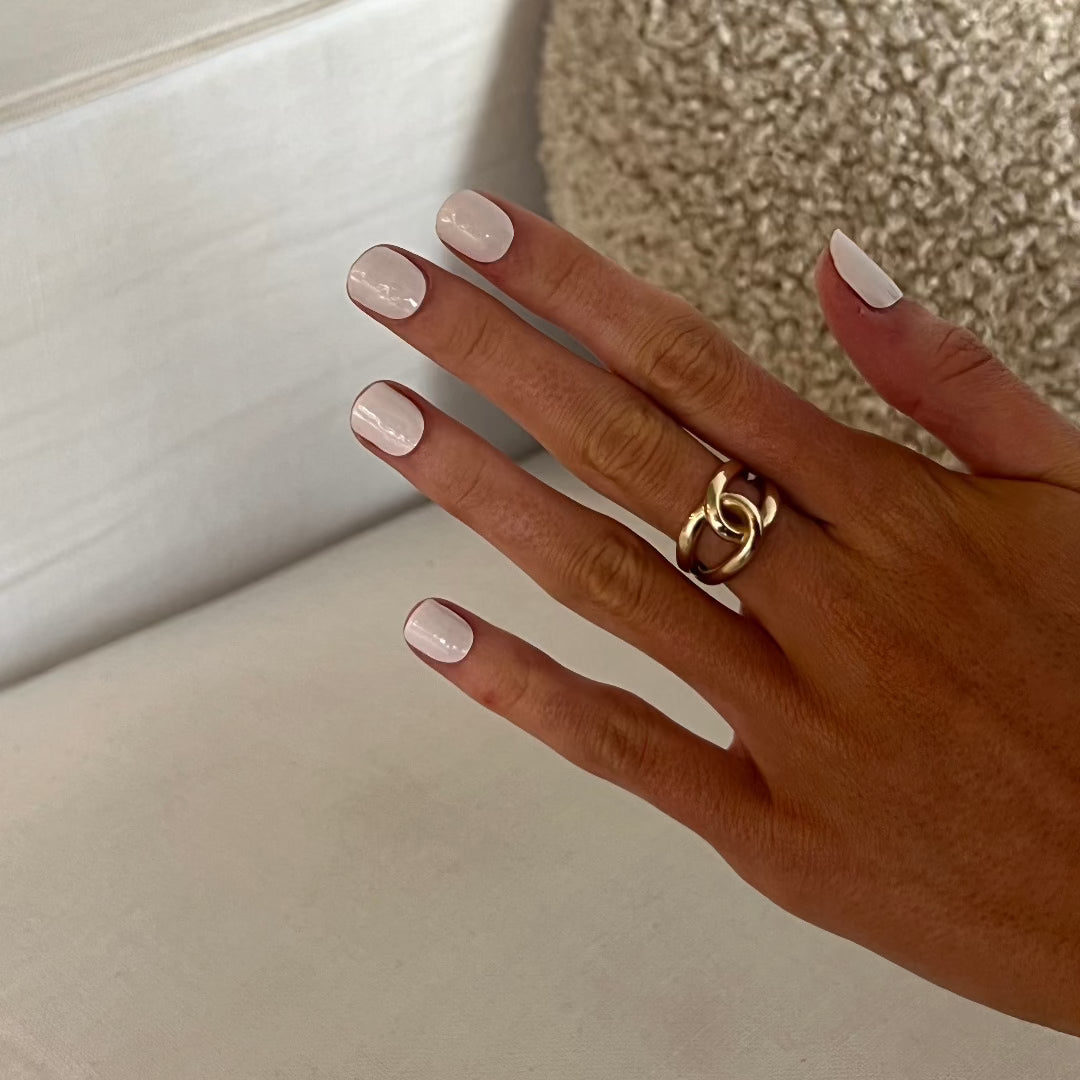Blush Semi Cured Gel Nail Sticker Kit - Sunday Nails AU - Semi Cured Gel Nails