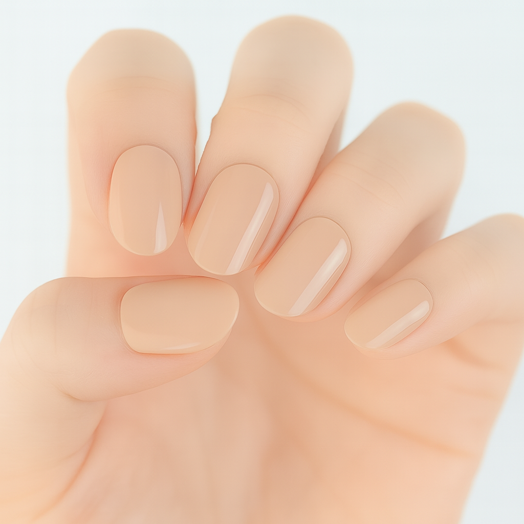 Bisque Semi Cured Gel Nail Sticker Kit