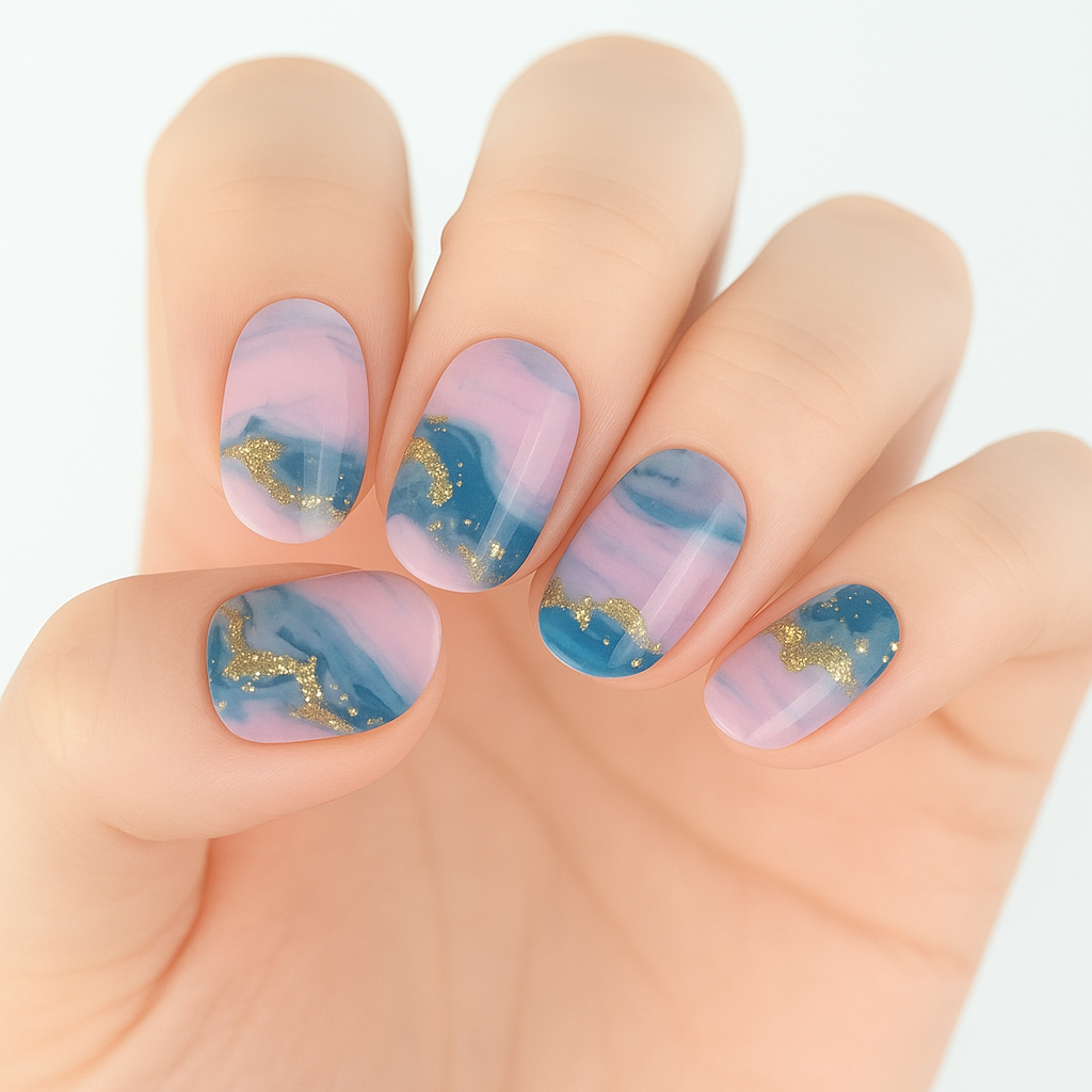 Cosmic Love Semi Cured Gel Nail Sticker Kit