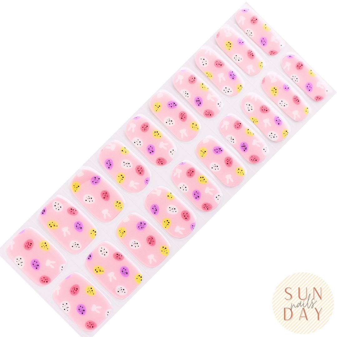 Eggstra Cute Semi Cured Gel Nail Sticker Kit | Sunday Nails AU ( Easter Collection )